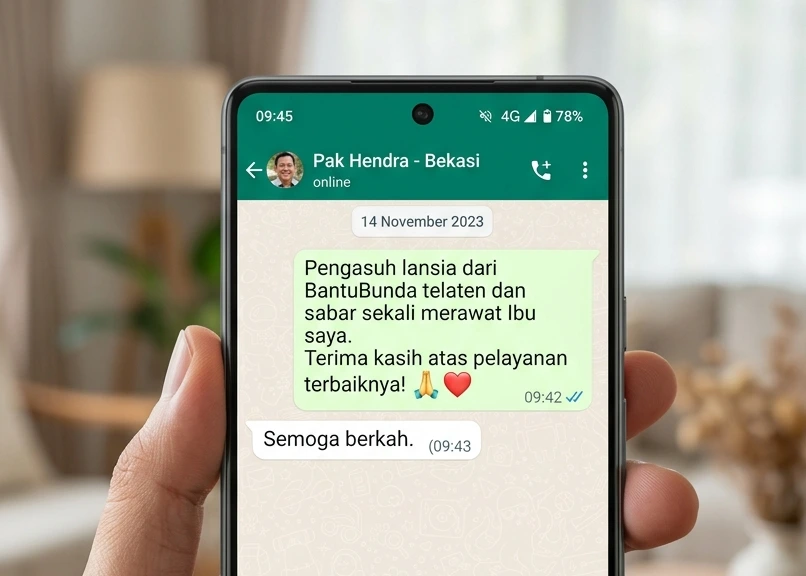 Testimoni Chat WA Pak Hendra